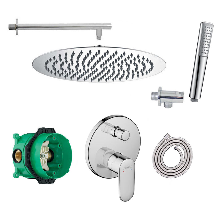 vanvilla Duschsystem mit Unterputz Duscharmatur von Hansgrohe Vernis Blend Einhebelmischer und vanvi
