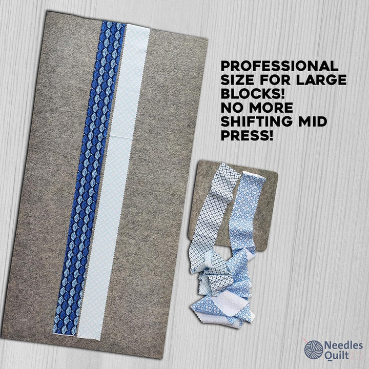 XL Woll-Pressmatte, 91,4 x 45,7 cm, 100% natürliche neuseeländische Wolle, Bügelmatte für Quilten, B