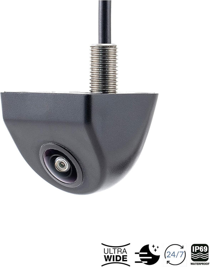 AMPIRE KCX802 Mini Farb Rückfahrkamera, Unterbau mit 155° Weitwinkellinse