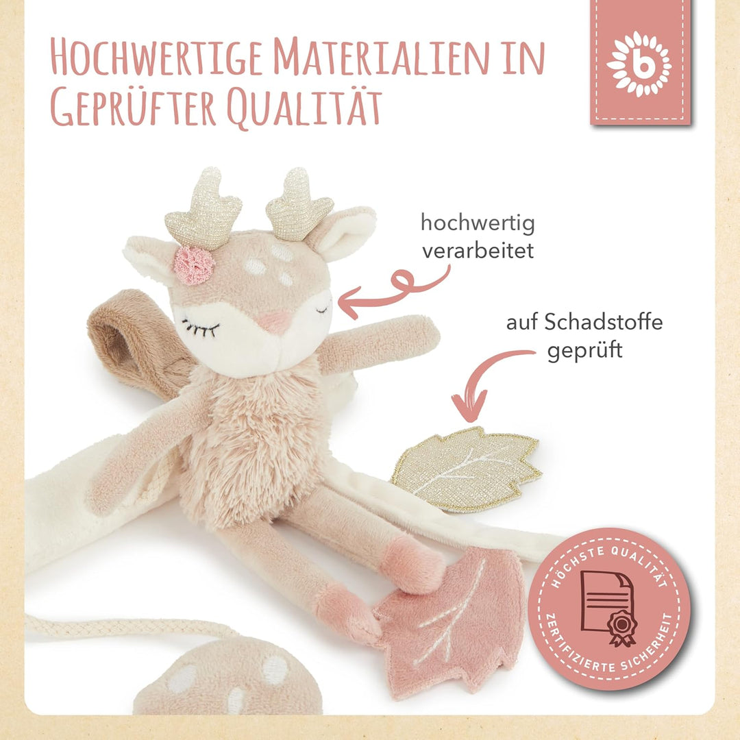 Baby Kinderwagenkette Mädchen REH Ella| Maxi Cosi | Mobile Kinderwagen Spielbogen Spieluhr Kette Spi