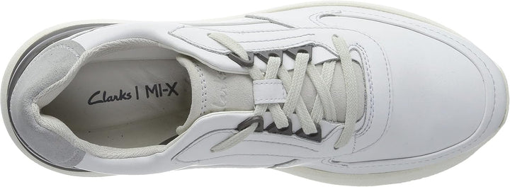 Clarks Herren Racelite Move Sneaker 41 EU Off White Combi, 41 EU Off White Combi
