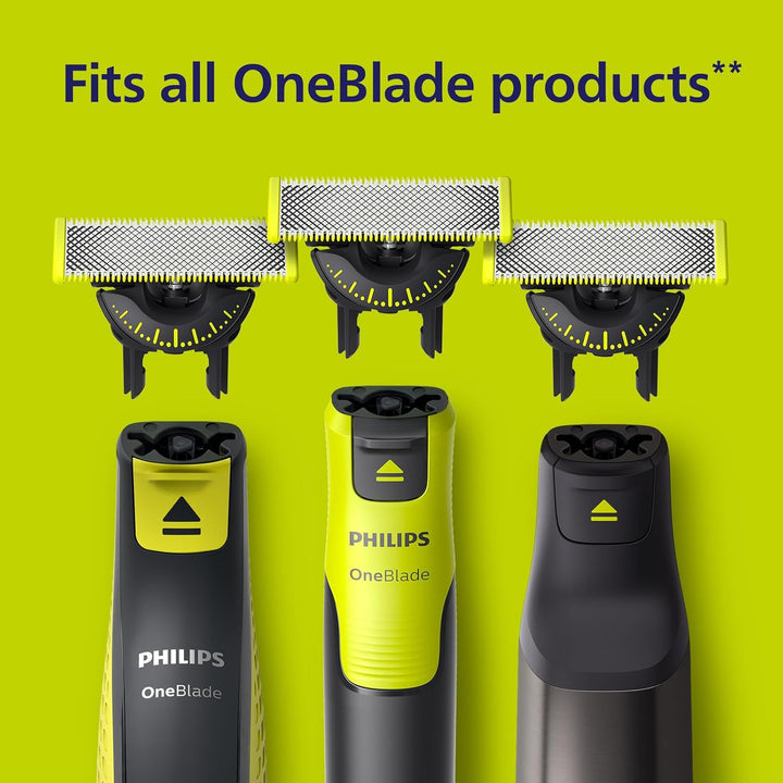 Philips OneBlade Original-Ersatzklingen mit Körper-Kit, 2er-Pack, QP620/50, QP620/50