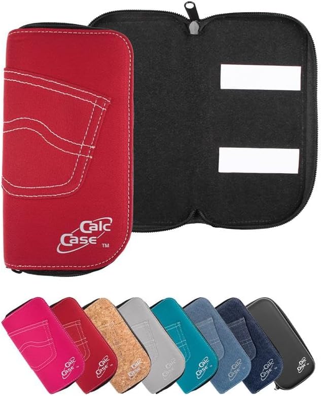 Casio FX 991DE X Schulrechner mit CalcCase Schutztasche, Wissenschaftlicher Taschenrechner – ideal f