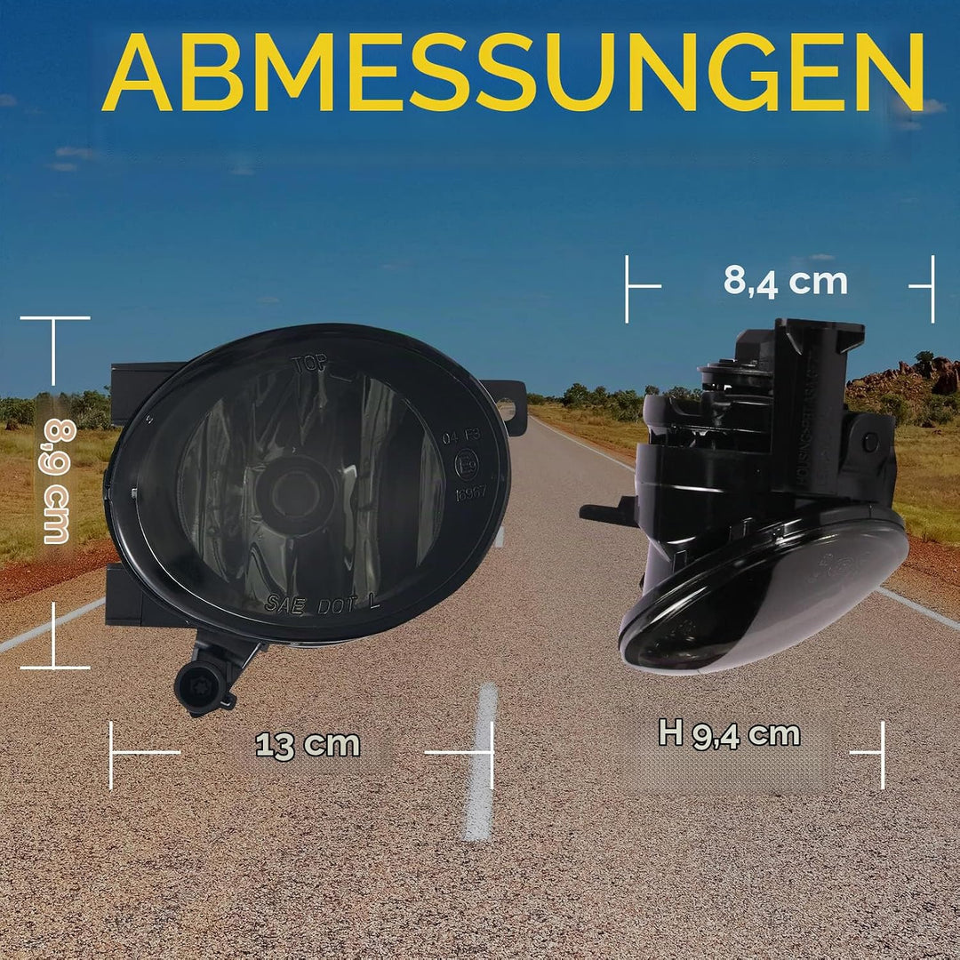 2X Nebelscheinwerfer für Volkswagen VW Beetle Tiguan Caddy 3 Eos Golf 6/Cabriolet/Plus Jetta 4 Toura