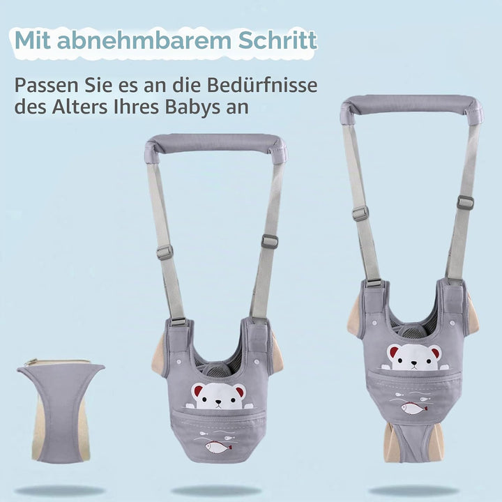 IULONEE Lauflernhilfe Gehhilfe für Baby Walker Sicherheitsleinen Ergonomie Kinder Stehen Gehen Lerne