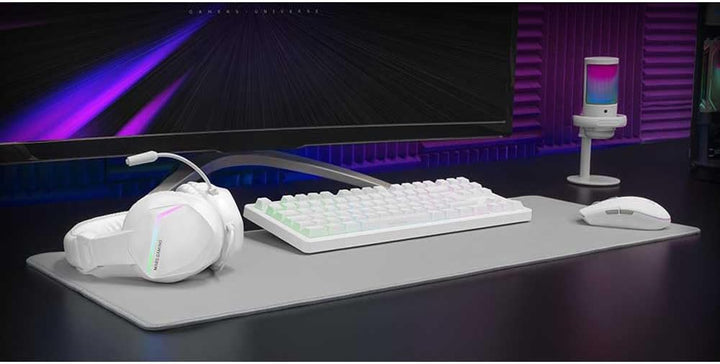 MARSGAMING MCP-RGB3, Pack Gaming-Tastatur Fixed RGB + Gaming-Maus RGB Flow 3200 DPI + Headset Over-E