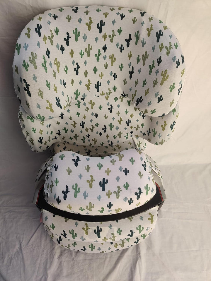 moon-bebe Bezug kompatibel mit Cybex Pallas, Silver Pallas Fix und Pallas 2 Fix (weiss)