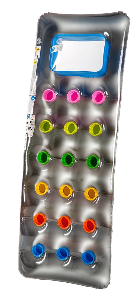 Happy People Wehncke Bräunungsmatratze Nizza Single, 173x63cm, Schwarz