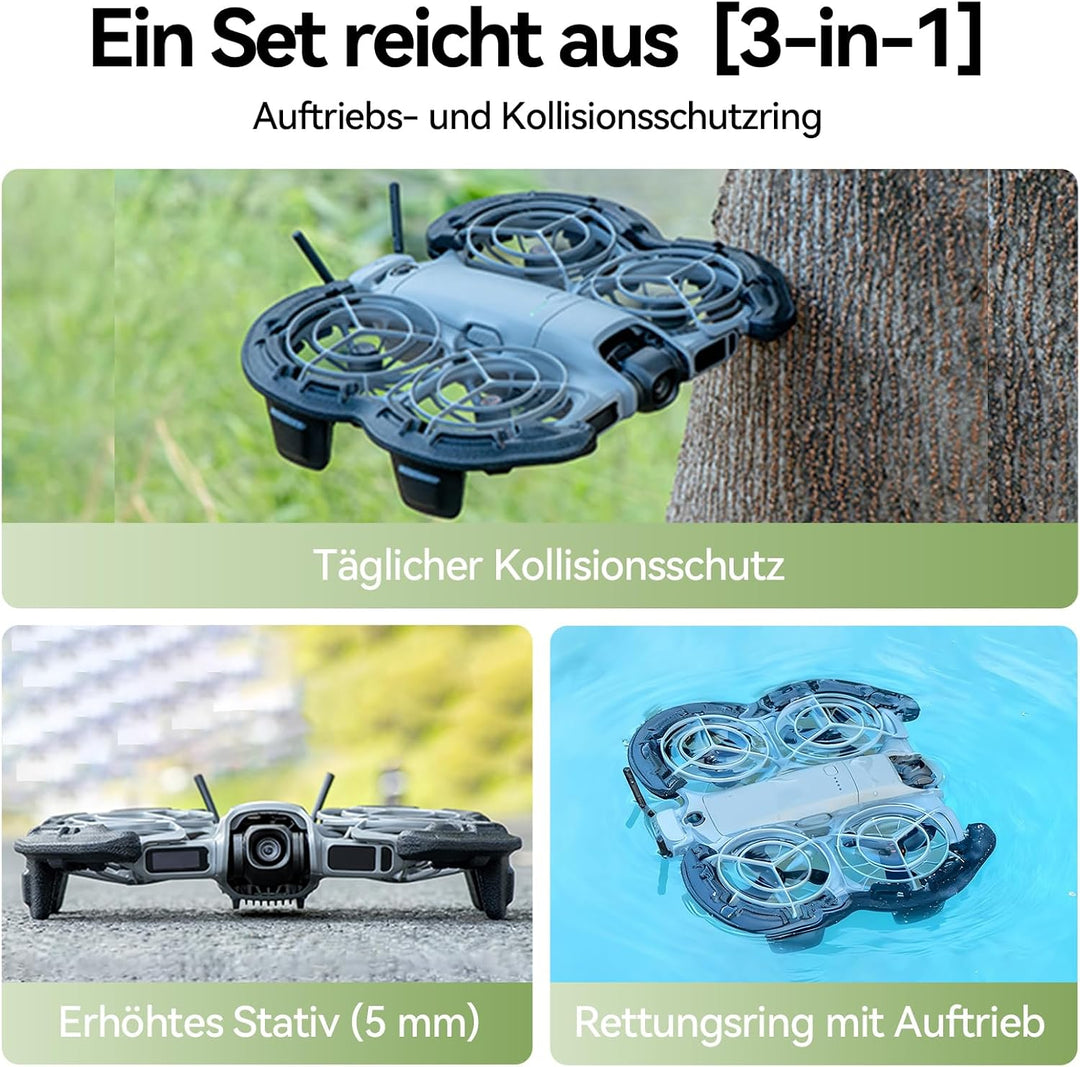 DJI Neo 2 (nur Drohne) mit Vielseitiges Zubehör, Start und Landung auf der Handfläche, Gestensteueru