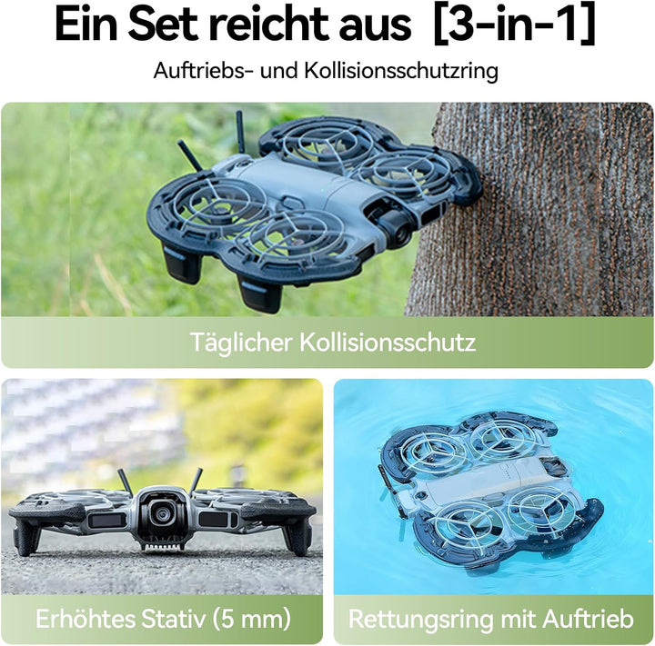 DJI Neo 2 (nur Drohne) mit Vielseitiges Zubehör, Start und Landung auf der Handfläche, Gestensteueru