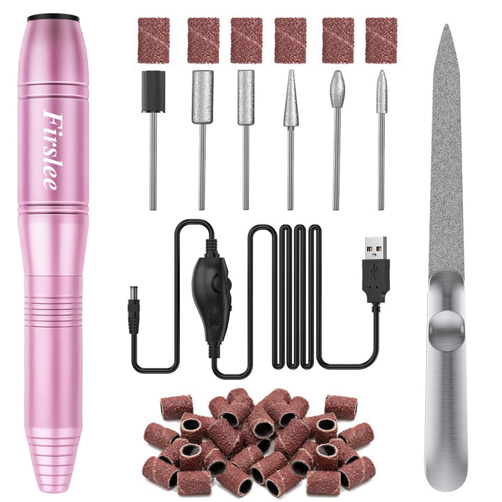 Nagelfräser Elektrische für Gelnägel Acrylnägel, 20000 u/Min USB Nagelfeile Elektrisch Professionell