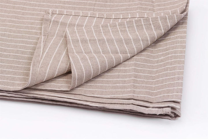 HomeLife - Sofabezug für 2-Sitzer-Sofa, elegant, gestreift, Bezug aus Baumwolle für Sofa, Schutz vor