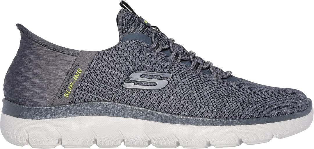 Skechers Herren Summits High RangeSneakers 39 EU Charcoal Mesh Trim, 39 EU Charcoal Mesh Trim