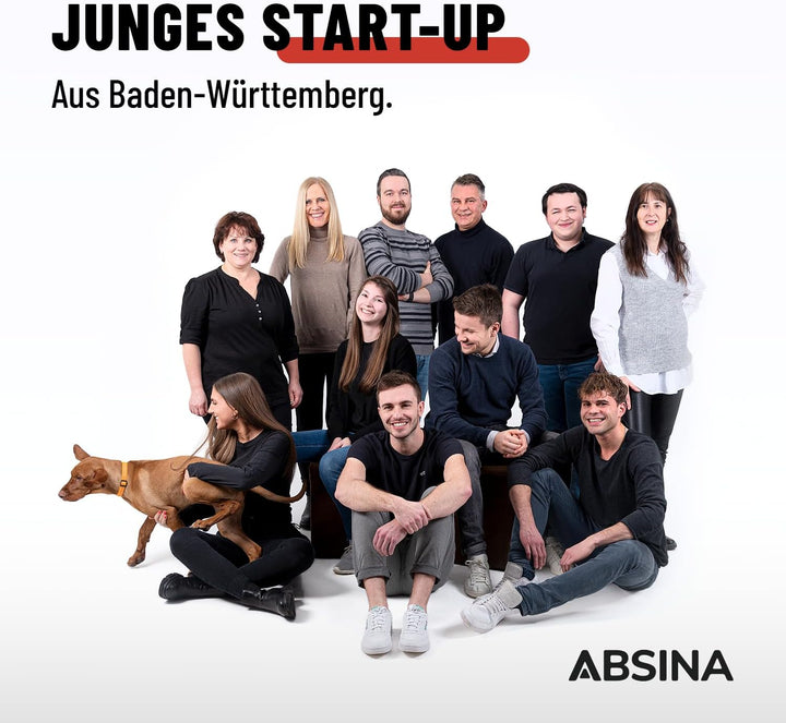 ABSINA Adapter Schuko Stecker auf CEE Kupplung - Schuko auf CEE 16A 5-polig mit 60 cm Kabellänge & I