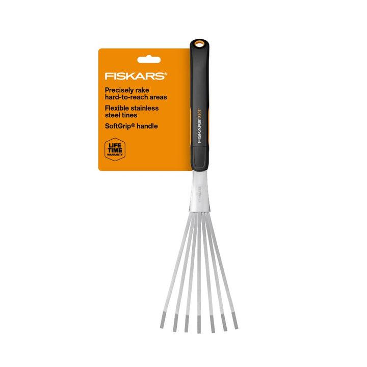 Fiskars 315520-1001 Xact Gartenrechen, Stahl Rake, Rake