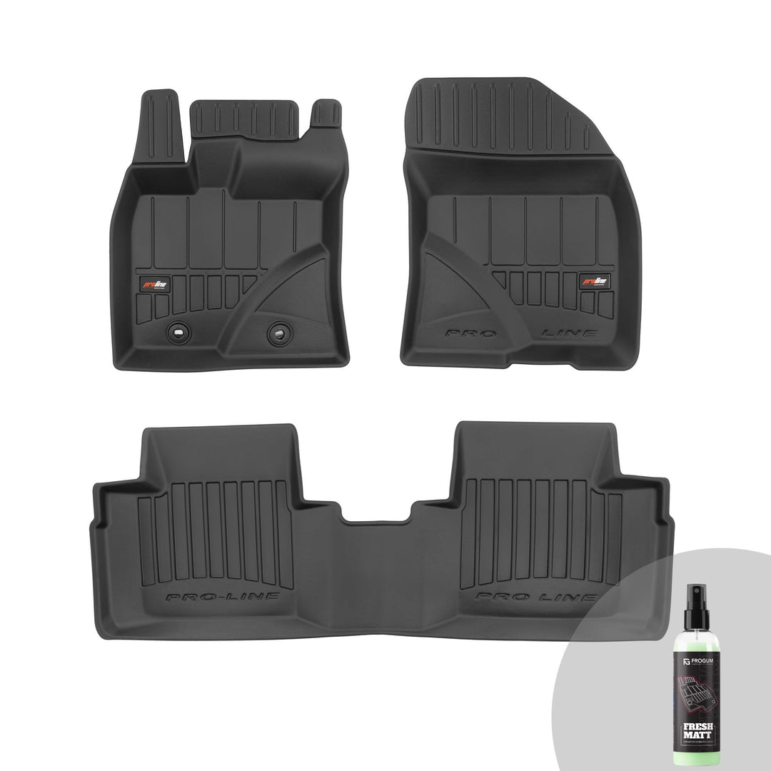 FROGUM ProLine 3D Gummimatten Exklusiven Auto Fussmatten Autofussmatten für Toyota Avensis III 2009-