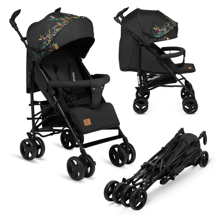 LIONELO Irma Kinderwagen bis 15 kg, Kinderwagen, leichter moderner Kinderwagen mit Liegefunktion, fa