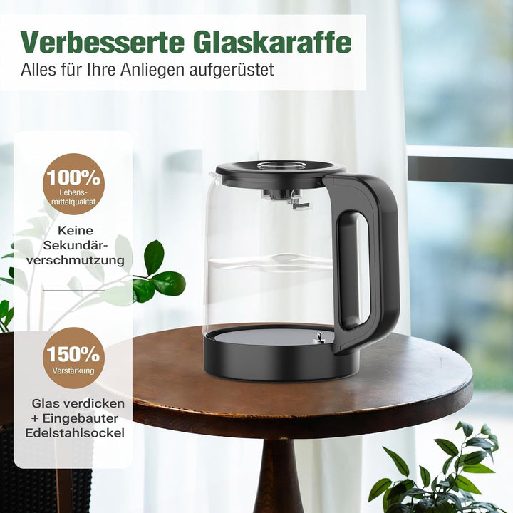 Ecoviva Auftisch Osmoseanlage, Trinkwasser Umkehrosmoseanlage mit 5-stufige Filtration, Echtzeit-TDS