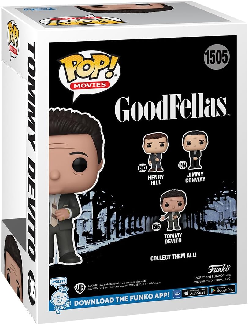 Funko Goodfellas Tommy Devito Vinyl Figur 1505 Unisex Pop! Multicolor Einheitsgrösse Multicolore, Ei