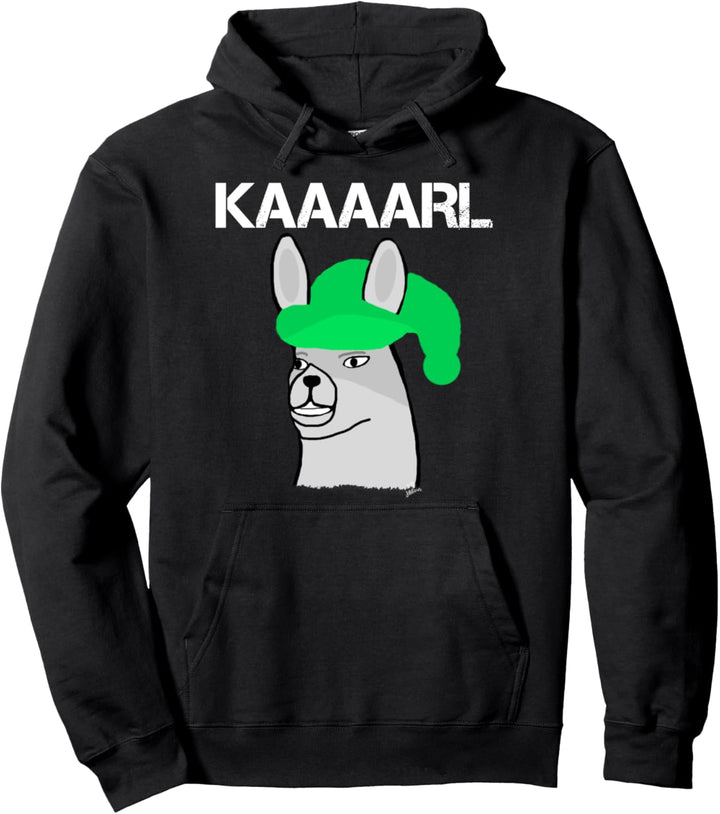 Lamas mit Hüten Karl was hast du getan ? lustiges Lama Pullover Hoodie