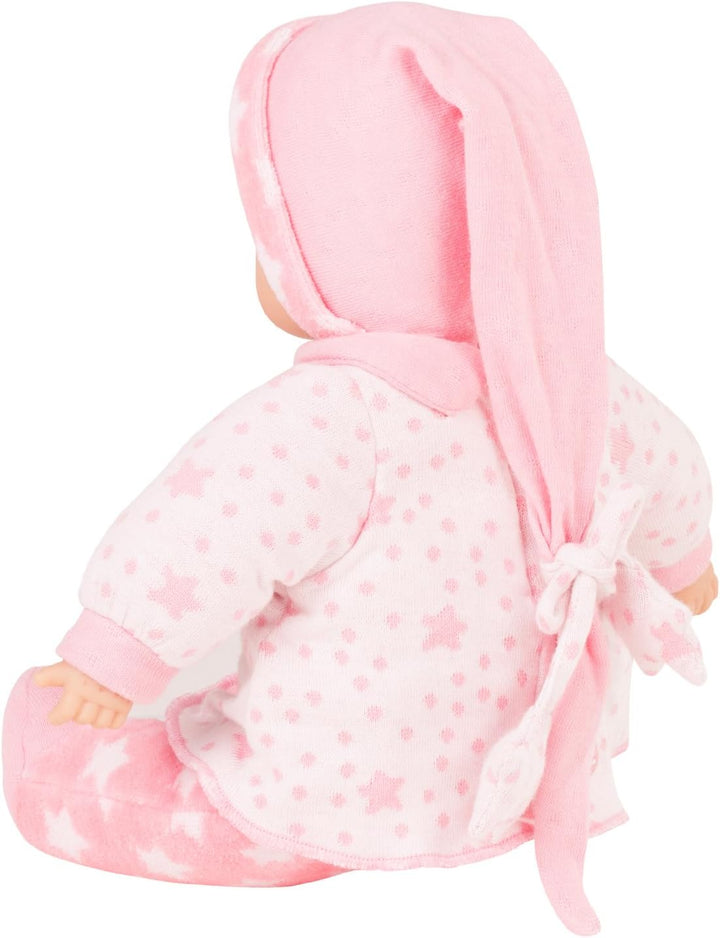 Götz 1791122 Baby Pure Sternenhimmel Puppe - 33 cm grosse Erstlingspuppe ohne Haare, Blaue Augen - w