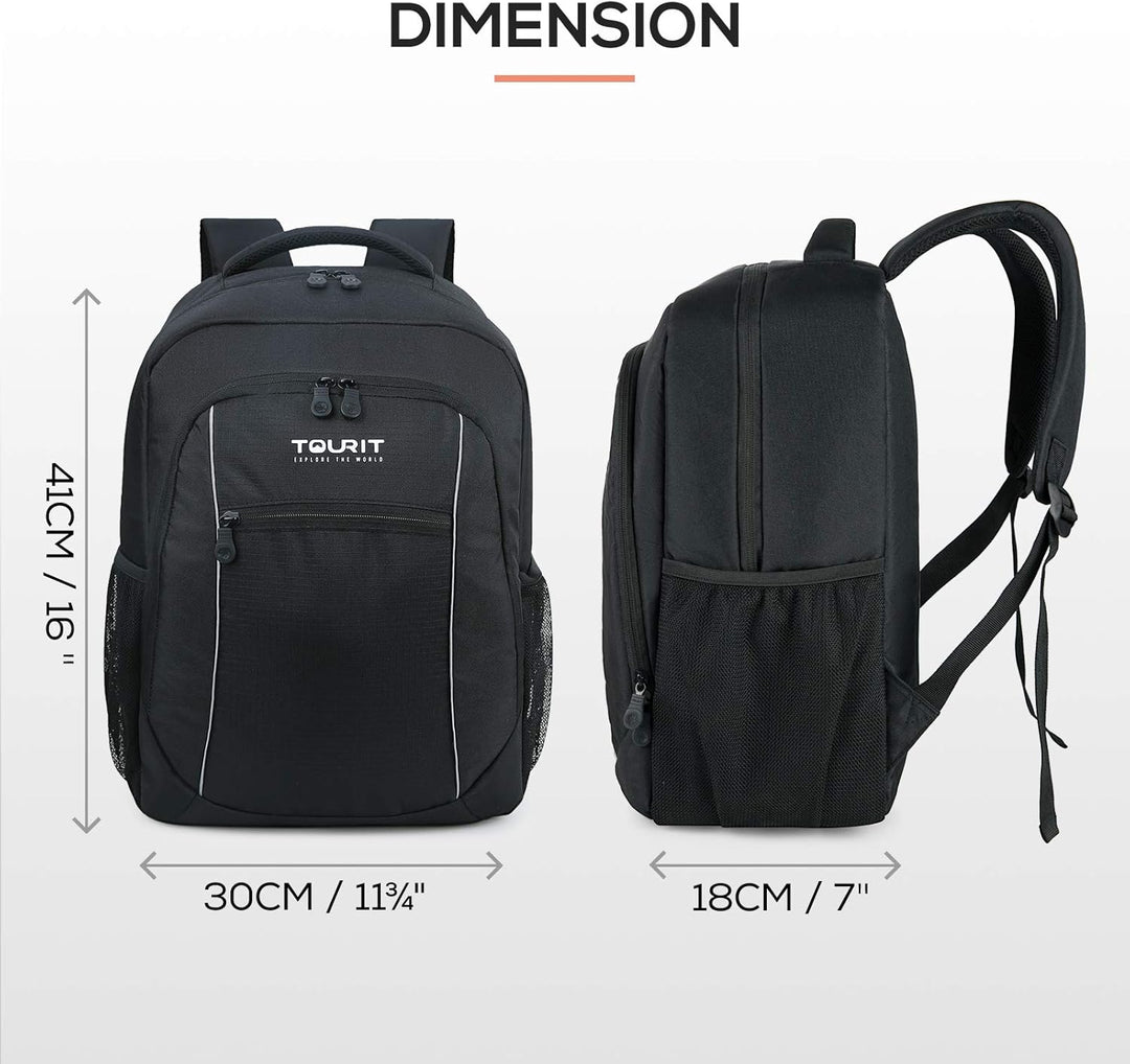 TOURIT kühlrucksack 22L, kühl Rucksack Kühltasche Wasserdichter Isolierter Thermo Rucksack für Männe