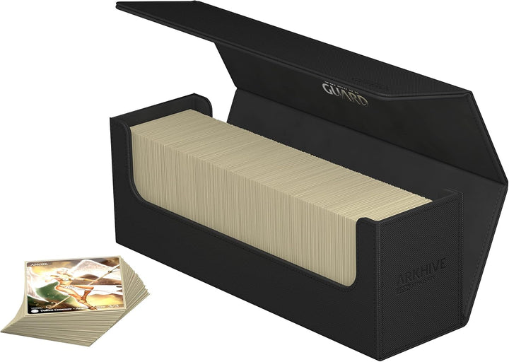 Ultimate Guard Arkhive 400+ XenoSkin Monocolor Schwarz, Schwarz
