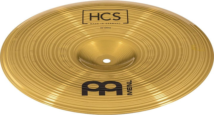 Meinl Cymbals HCS China 14 Zoll (Video) Schlagzeug Becken (35,56cm) Messing, Traditionelles Finish (