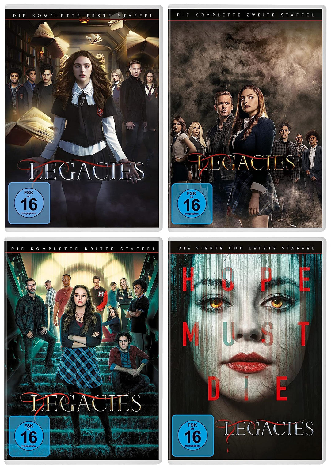 Legacies - Die kompletten Staffeln 1-4 im Set (12 DVDs), DVD