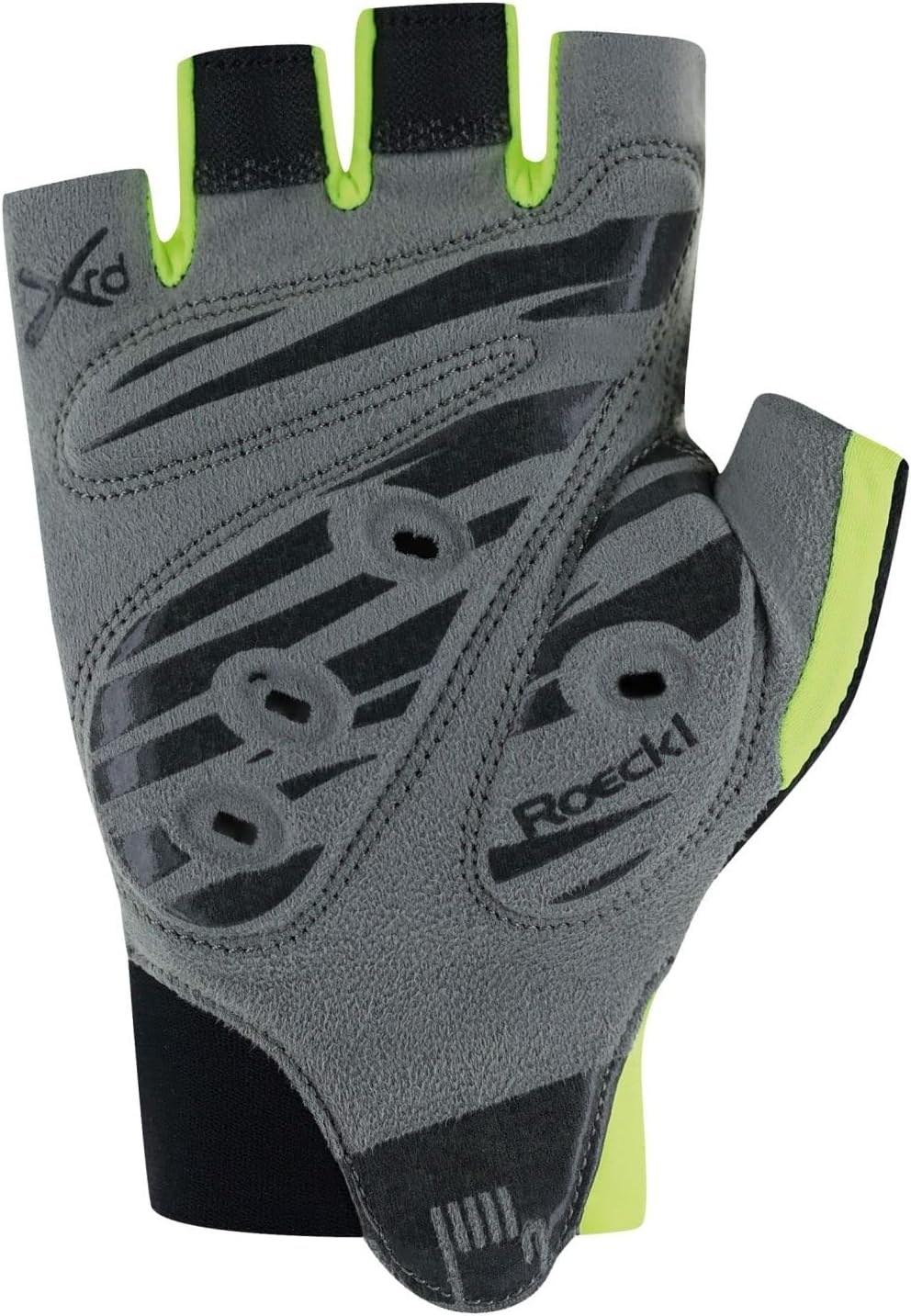 Roeckl Elfenbein 2 Fahrradhandschuhe Schwarz/Fluo Gelb, Schwarz/Fluo Gelb
