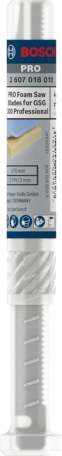 Bosch 2x PRO Foam GSG300 Sägeblatt, 130 mm (für Schaum, Schaum, Länge mm, Professional Zubehör Schau