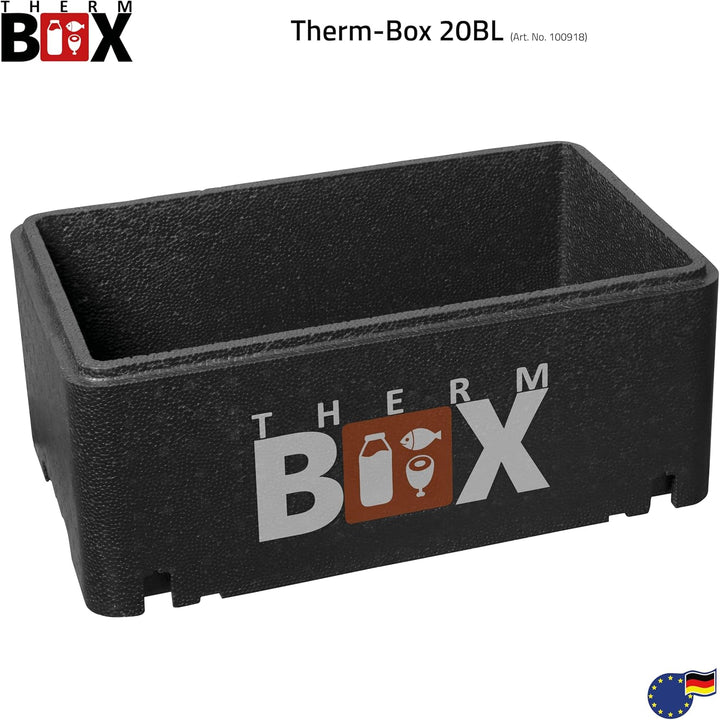 THERM BOX Styroporbox 20BL Innen: 45x25x17cm 20-Liter Isolierbox Thermobox Warmhaltebox Kühlbox Ther