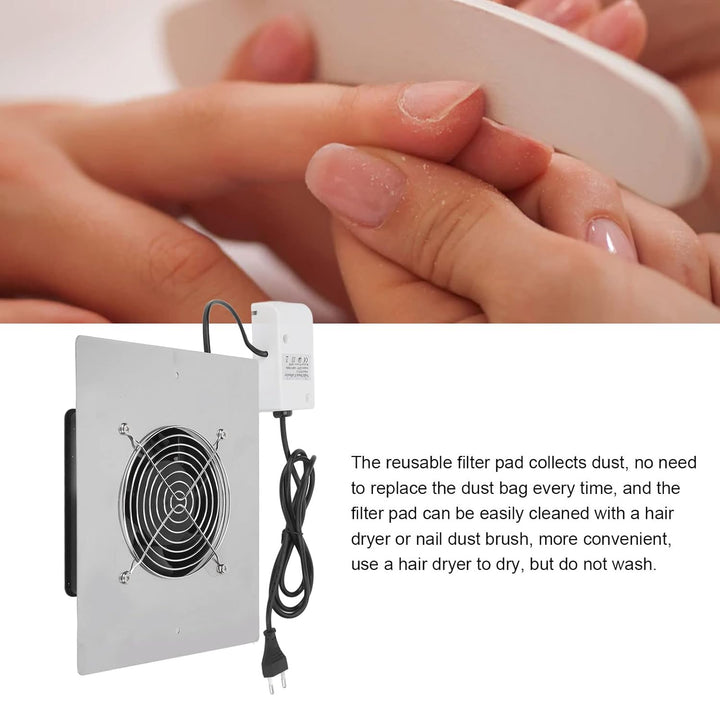Ejoyous Nagelstaubsauger, Professionelle Nagelstaubsauger Leiser Nagel Staubabsaugung Tisch Nagelsta