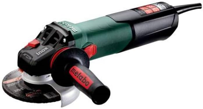 metabo Winkelschleifer WEV 17-125 Quick Inox - 1700 W, 125 mm - Drehzahlregelung, Schnellspannmutter