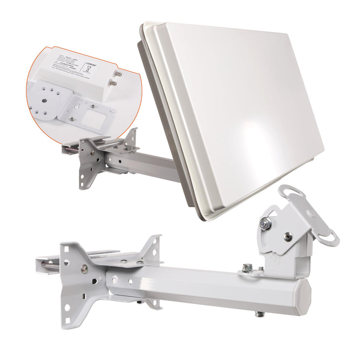 Selfsat H30D1+ Single Flachantenne für einen Teilnehmer inkl. Fensterhalterung Single Single, Single