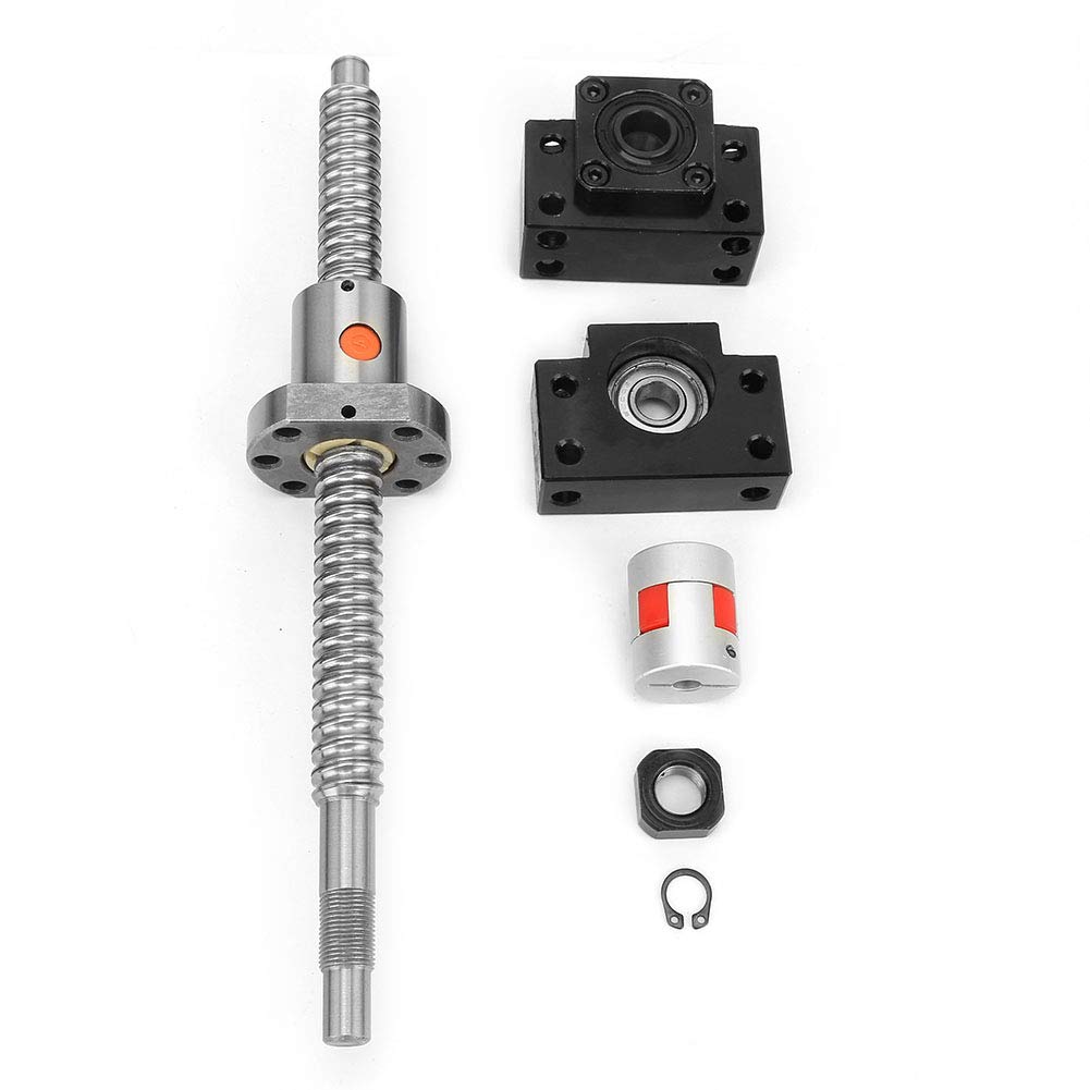 SFU1605 Kugelumlaufspindelsatz 250 mm Edelstahl-Kugelumlaufspindel & Mutter & BKBF12-Halterung & 6,3