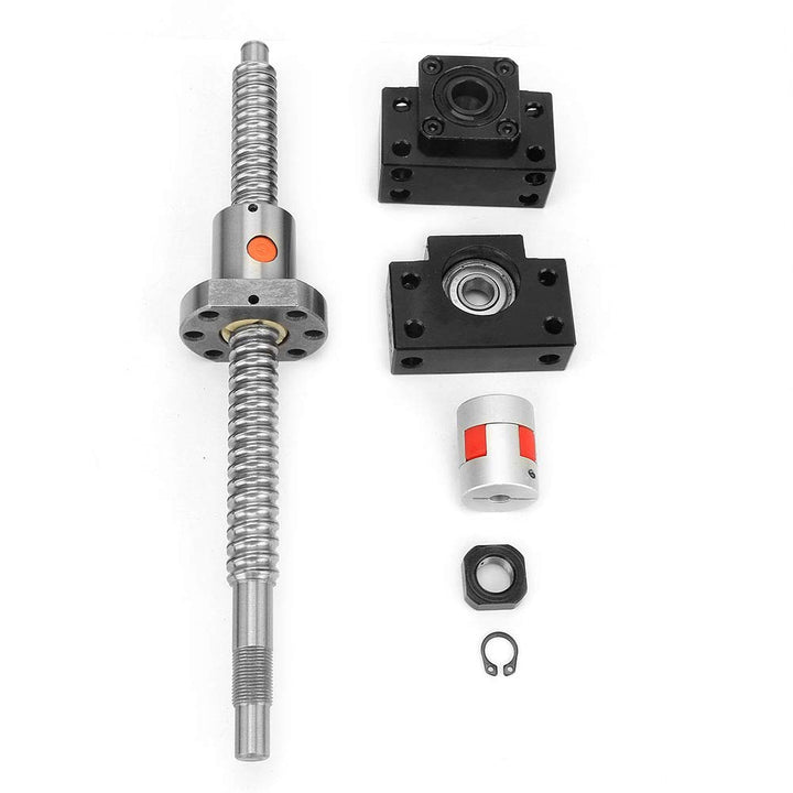 SFU1605 Kugelumlaufspindelsatz 250 mm Edelstahl-Kugelumlaufspindel & Mutter & BKBF12-Halterung & 6,3