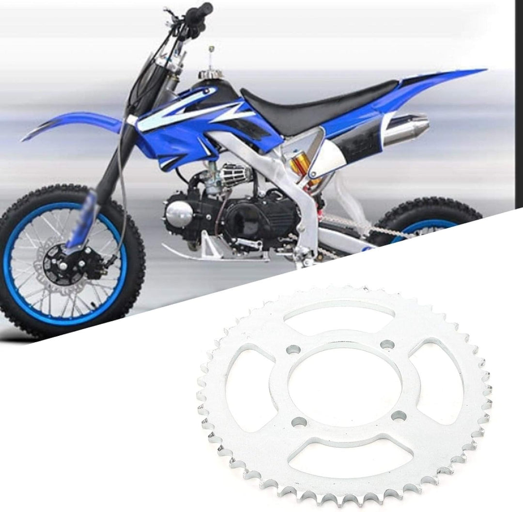 Yctze 48T Zähne 76mm 428 Kette Aluminium Kettenrad Zahnrad Passend für 250cc Pit Trail Dirt Bike Mot