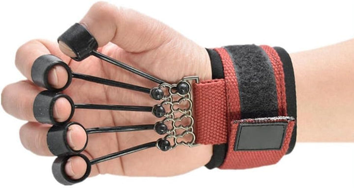 Alomejor Finger-und Hand-Extensor-Trainer Finger-Übungen Finger-Stretch-Griff-Kraft-Trainer Handgrif