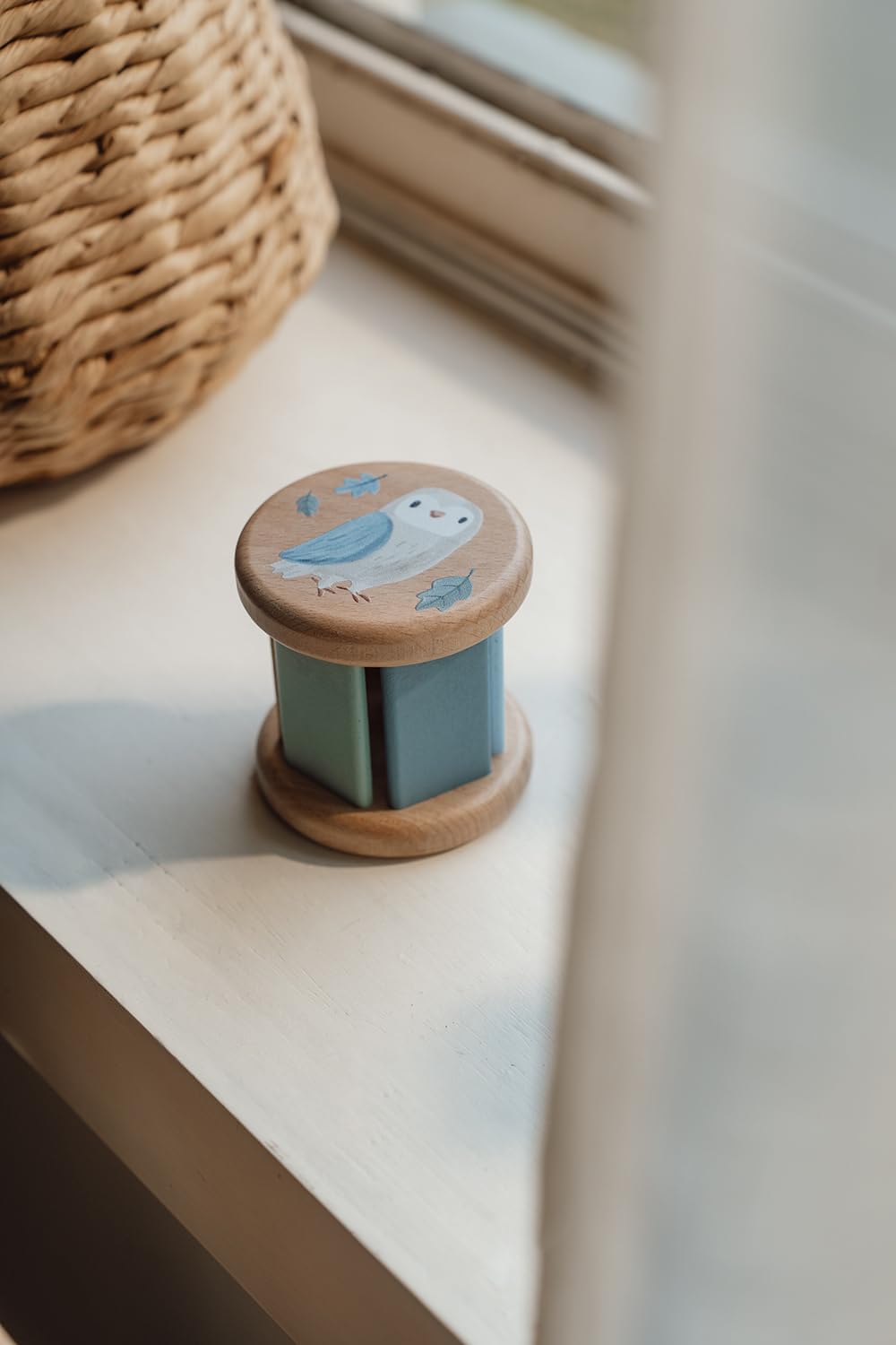 Little Dutch Geschenkset Holz-Spielzeug 3-teilig für Baby Kleinkind Junge blau - Forest Friends