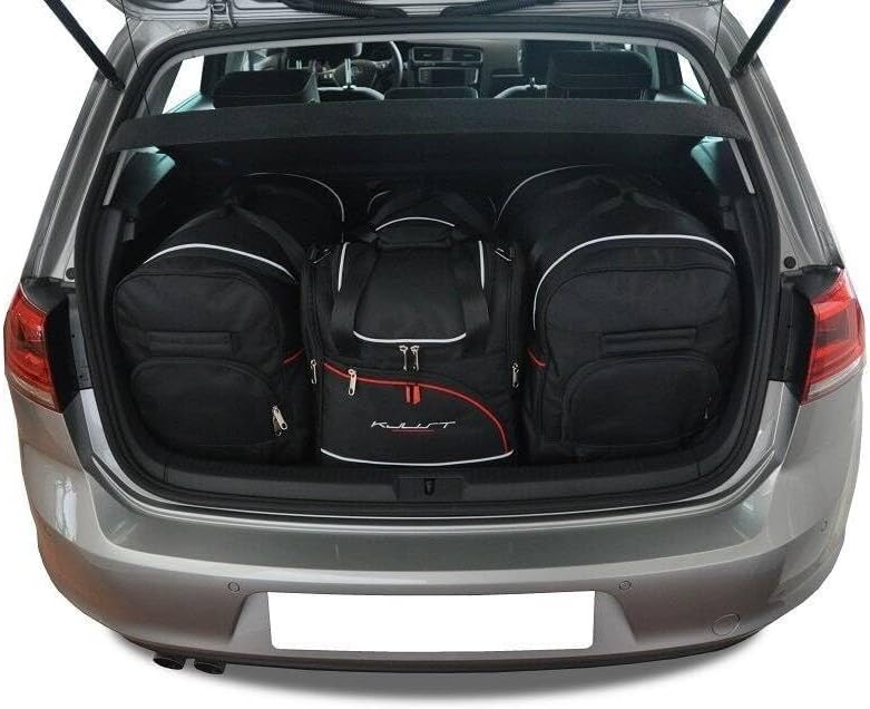 KJUST Kofferraumtaschen 4 STK kompatibel mit VW Golf SPORTSVAN VII 2013-2020