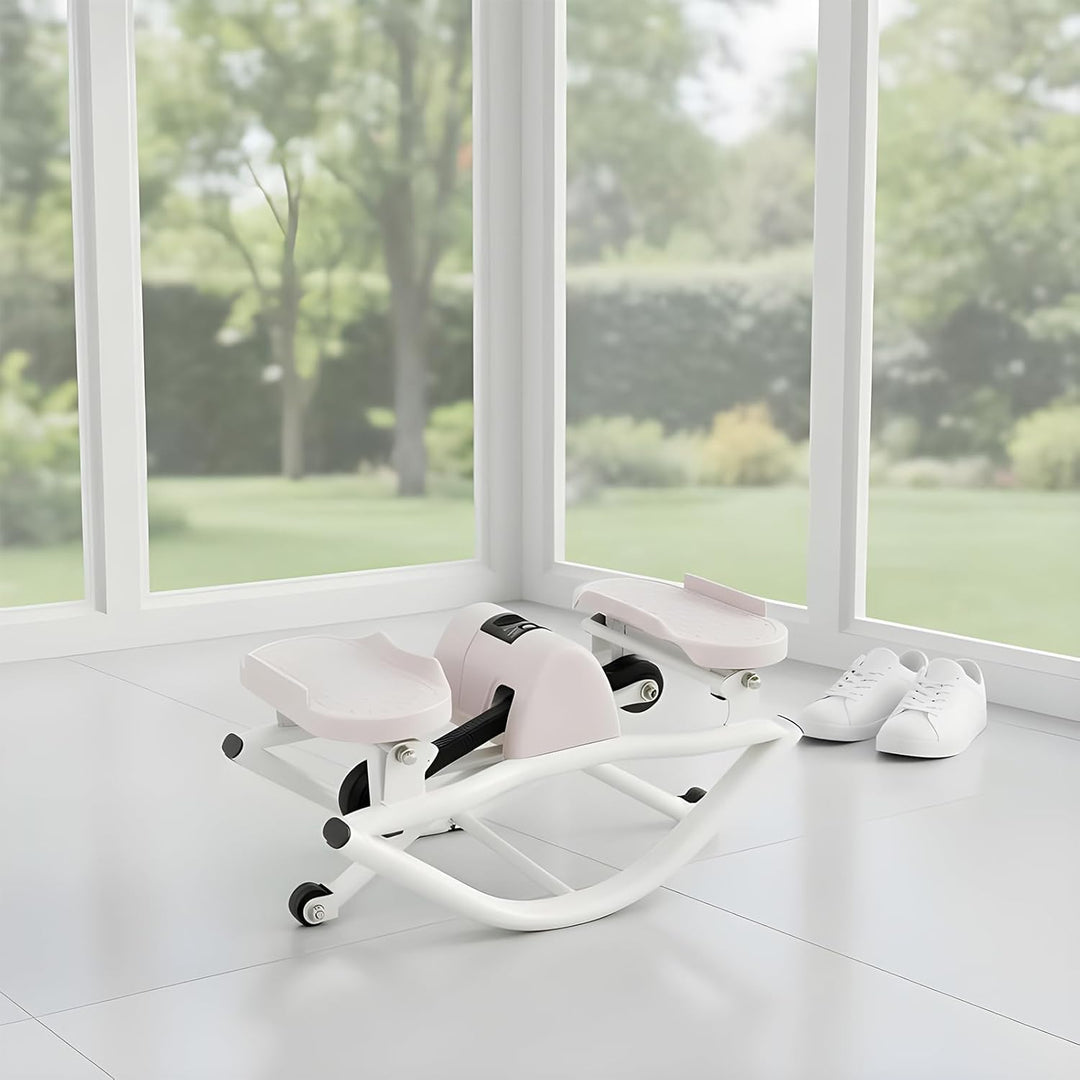Trainingsstepper - Tragbares Fitnessgerät Für Training Zuhause,Fitness Stepper Gerät Mit Wipp-Techni