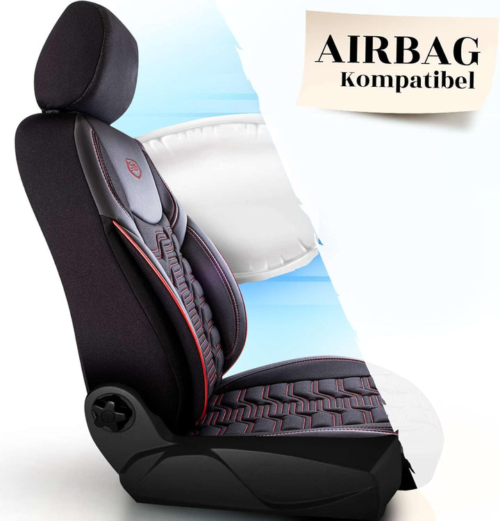 Autositzbezüge Universal – Premium Autozubehör Innenraum für PKW & SUV – Jacquard Sitzauflage, Autos