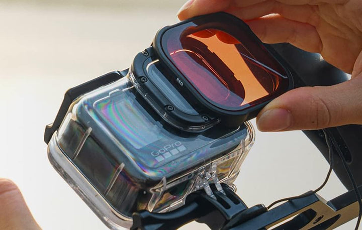 PolarPro - DiveMaster - for GoPro Hero 9 & 10, Gold (H9-1016) & SanDisk Extreme microSDXC UHS-I Spei