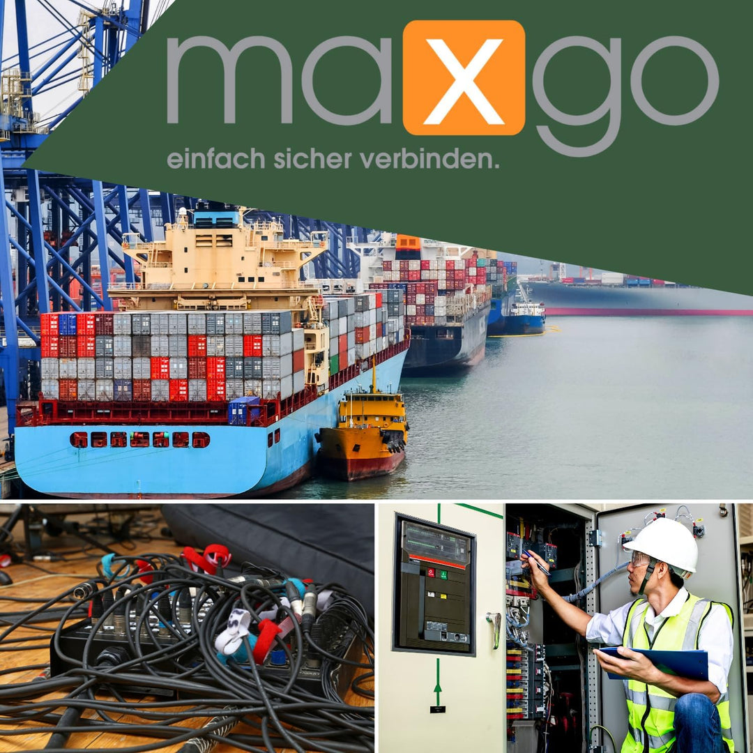 netbote24® CEE Maschinen Anschlussleitung 400V / 16A H07RN-F 5-polig (3P+N+PE) 5x1,5 mm² IP44 2,5-50