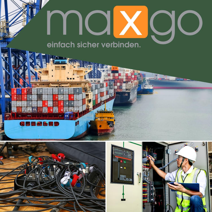 netbote24® CEE Maschinen Anschlussleitung 400V / 16A H07RN-F 5-polig (3P+N+PE) 5x1,5 mm² IP44 2,5-50