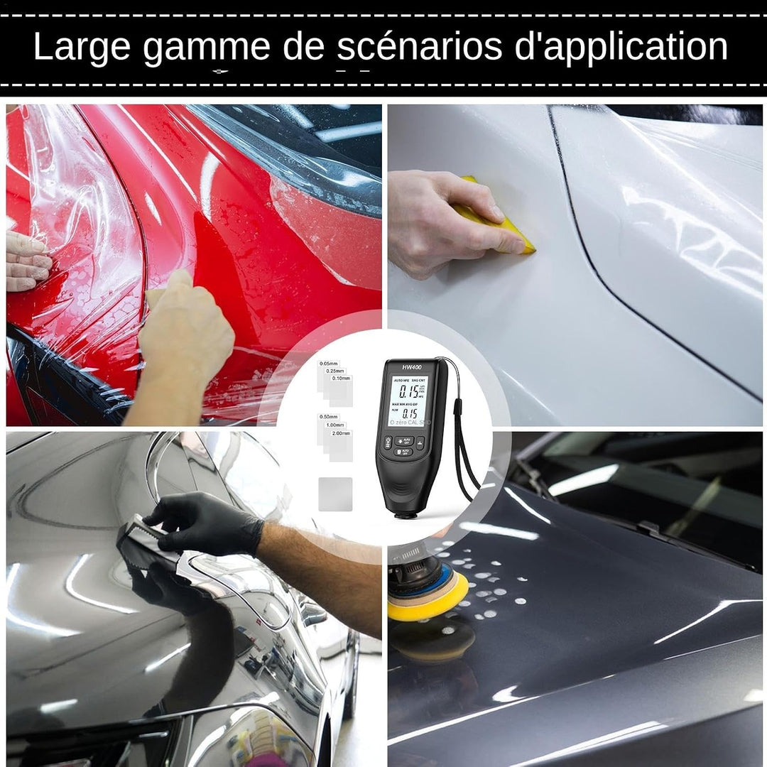 Lackdickenmessgerät für Autos, Lackdickenmessgerät, Beschichtungstiefenmessgerät, Lacktiefenmessgerä