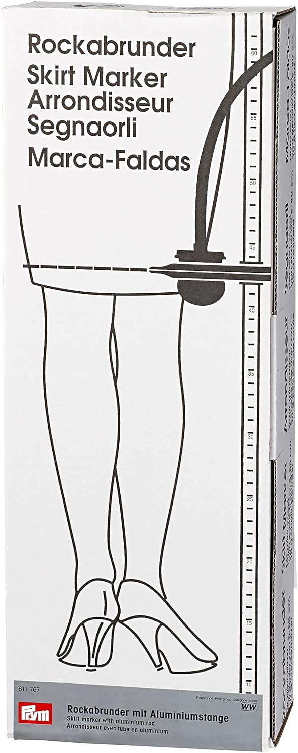 Prym 611-767 611767 Rockabrunder MET 80 cm Rock-Marker, grau