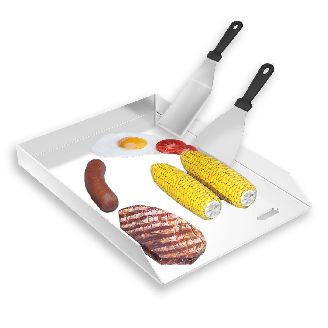 Edelstahl Grillplatte Plancha Grillplatte 30x45 cm Outdoor Küche 30 x 45 x 0.4 cm, 30 x 45 x 0.4 cm