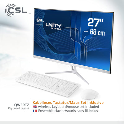 All-in-One-PC CSL Unity F27W-ALS, 68,58 cm (27 Zoll, 1920x1080 Full HD) - Leistungsstarker AIO (Inte